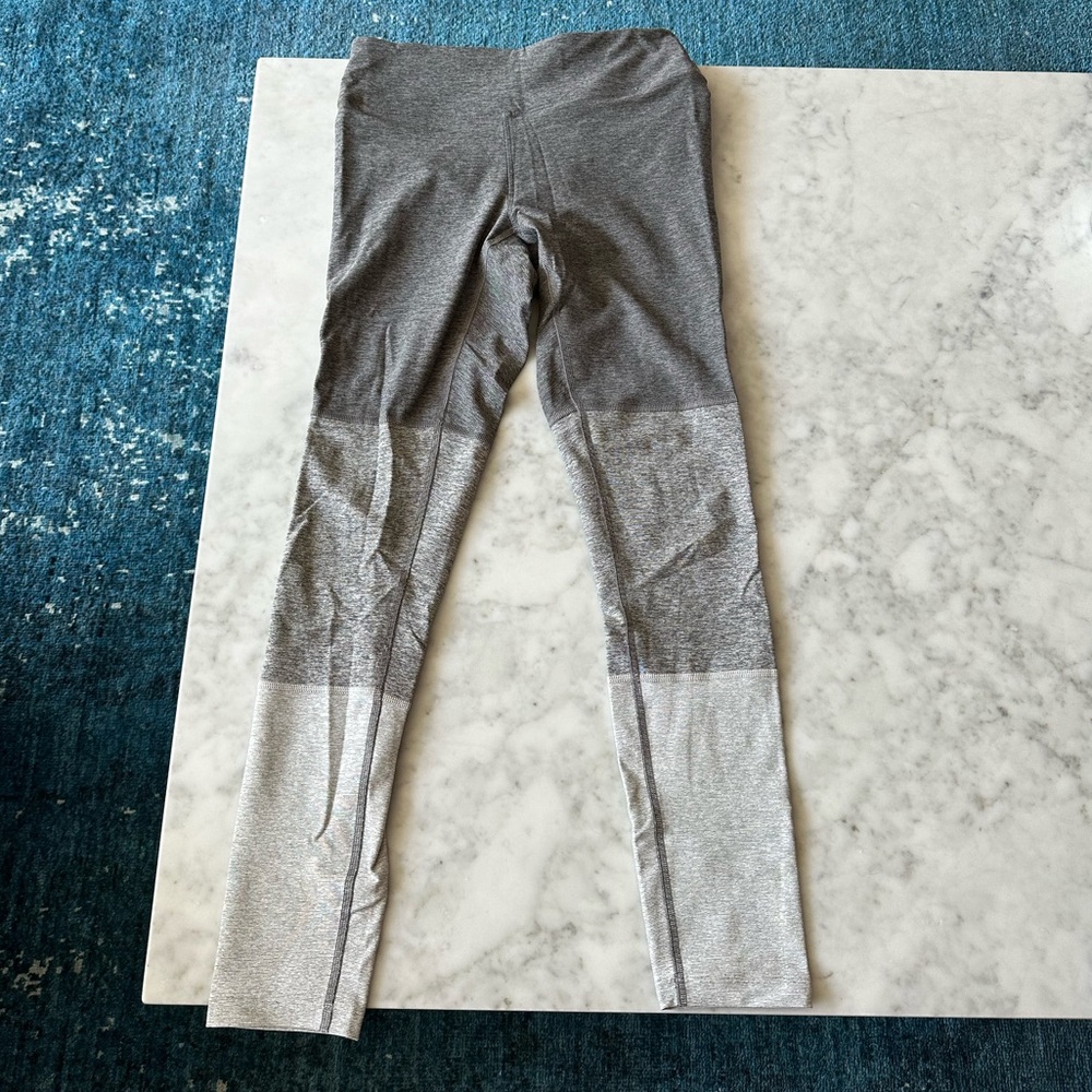 Tri Color Grey Outdoor Voices Dipped Leggings